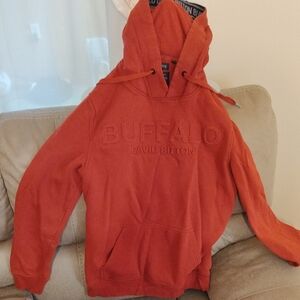 Buffalo David Bitton Men's Rust Hoodie